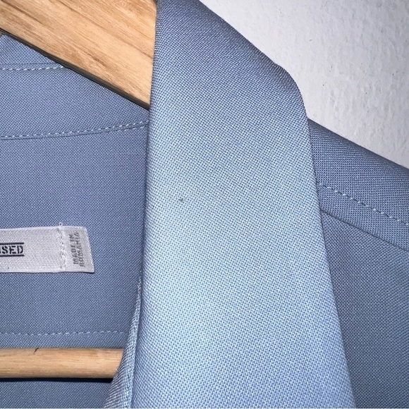 CLOSED Blue Dawn Sky Sleeveless Pocket Detail Wool Blend Blouse XS - Picture 7 of 11